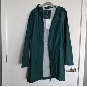 Green rains raincoat